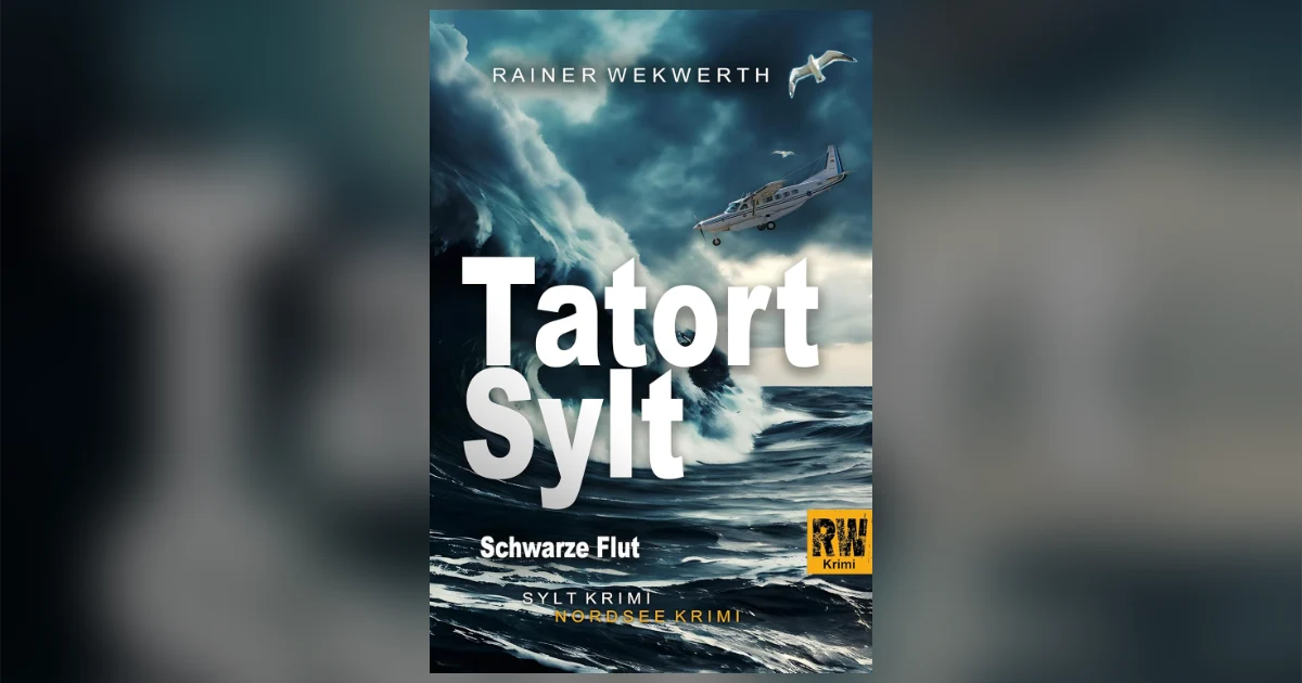 Titelbild zur Detailseite von Rainer Wekwerths Roman „Tatort Sylt (7): Schwarze Flut“ (2025)