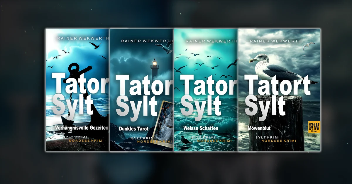 Titelbild zum Kurzartikel der Veröffentlichungen von Tatort Sylt 10 bis 13.